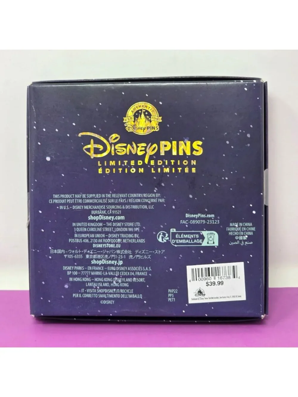 Disney Wish Limited Edition Collector Pin Set In Original Box